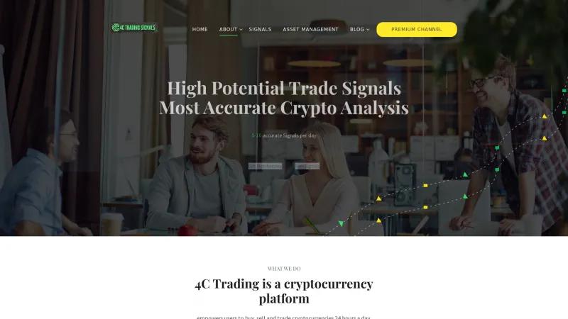 Homepage of 4C-Trading