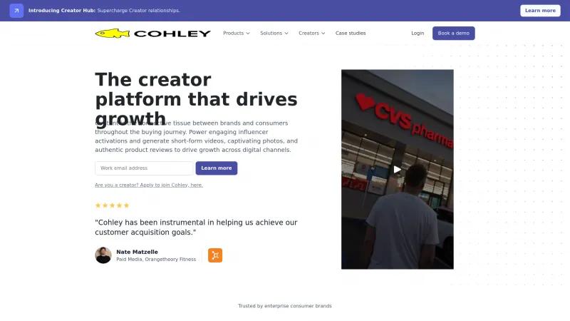 Homepage of Cohley