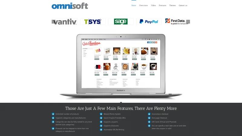 Homepage of OmniSoft