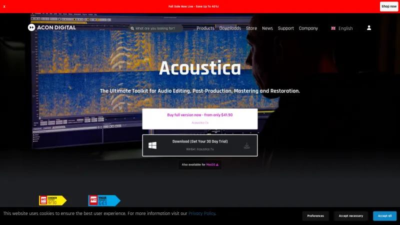 Homepage of Acoustica