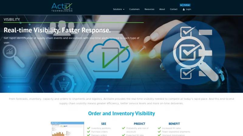 Homepage of ActiVate