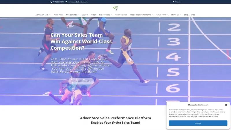 Homepage of Adventace