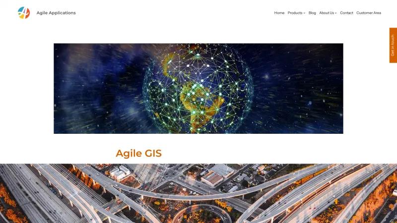 Homepage of Agile GIS