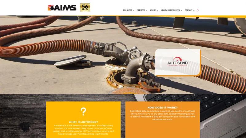 Homepage of AUTOSEND