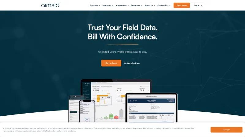 Homepage of Aimsio