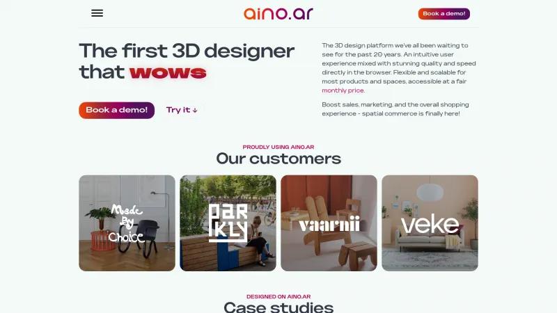 Homepage of Aino.ar