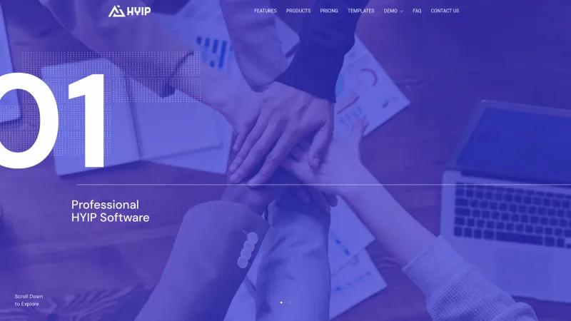 Homepage of AJ HYIP