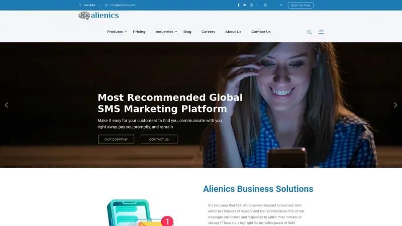 Homepage of Alienics