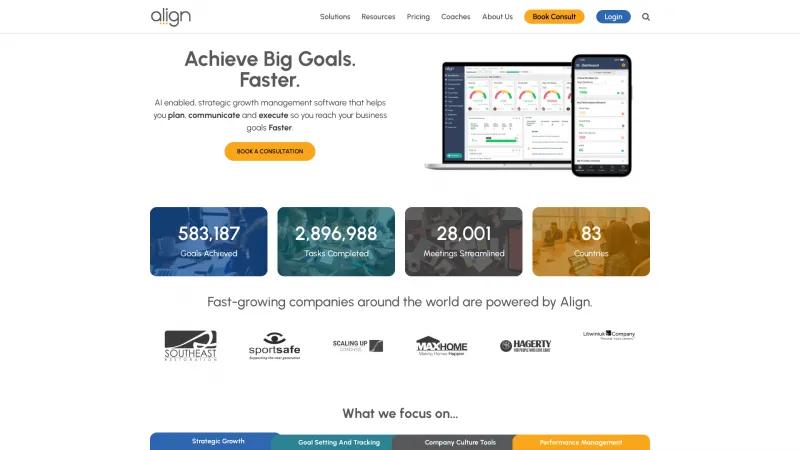 Homepage of Align