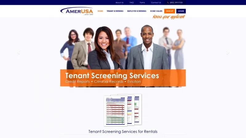 Homepage of AmerUSA