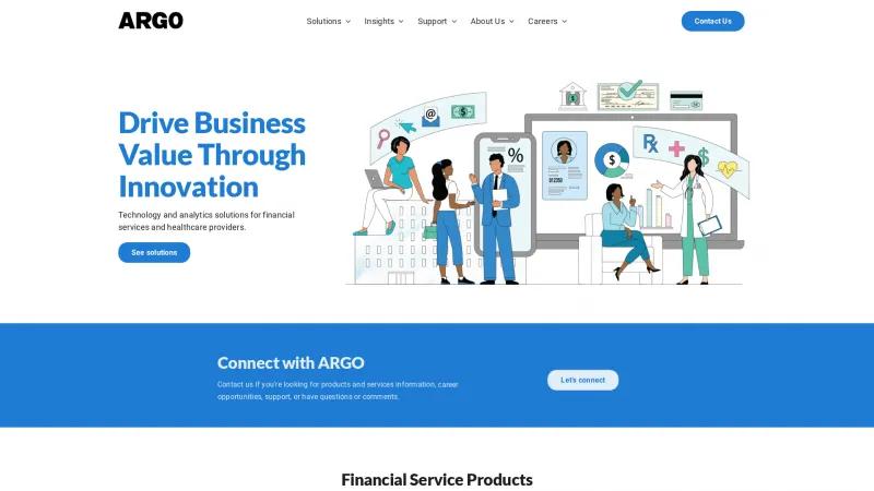 Homepage of ARGO