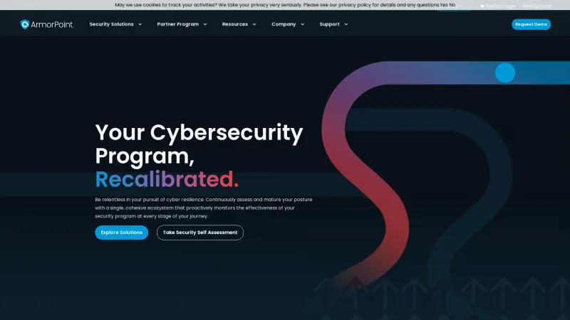 Homepage of ArmorPoint
