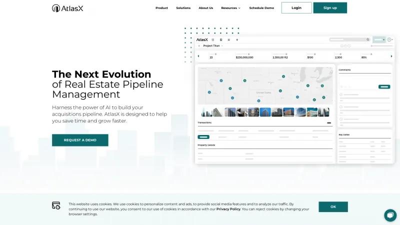 Homepage of AtlasX