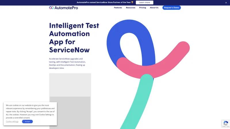 Homepage of AutomatePro