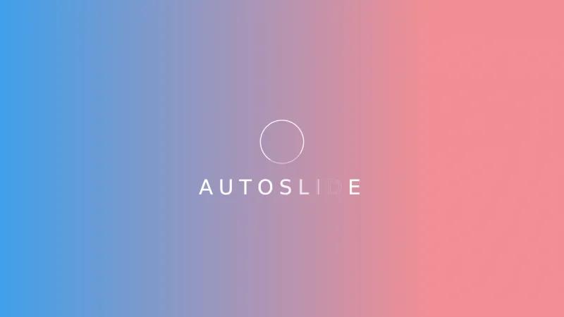 Homepage of AutoSlide