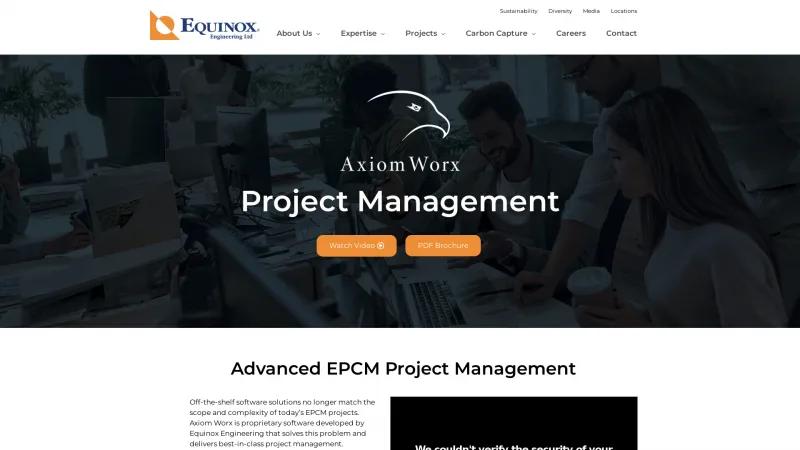 Homepage of AxiomWorx Projects