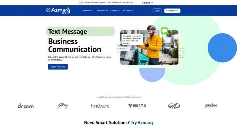 Homepage of Azmarq