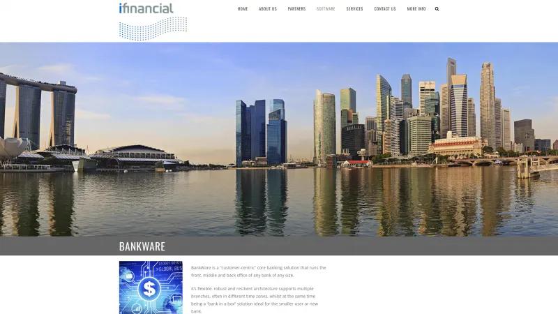 Homepage of BankWare