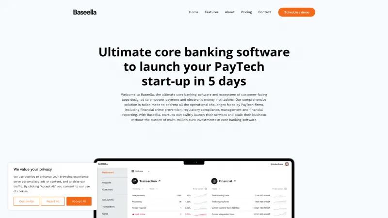 Homepage of Baseella