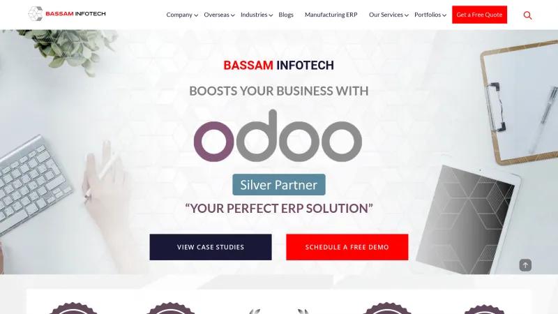 Homepage of BASSAM INFOTECH