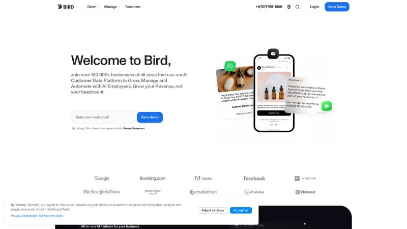 Homepage of Bird