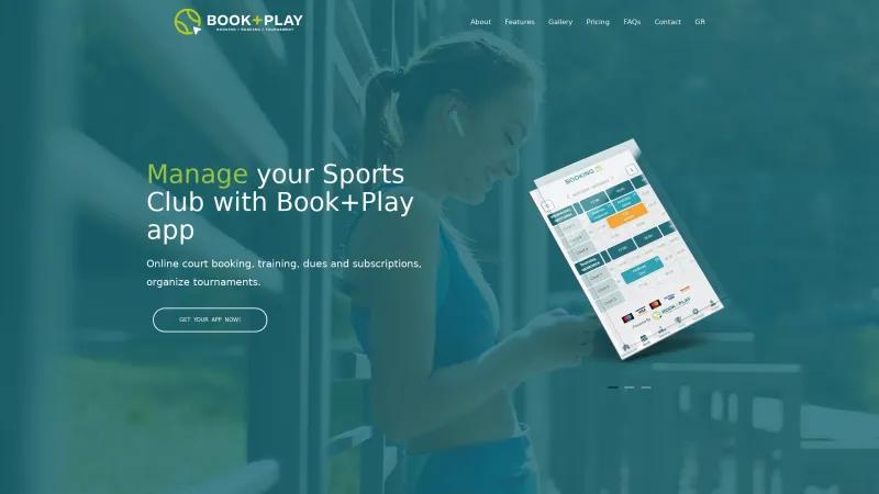 Homepage of Book + Play