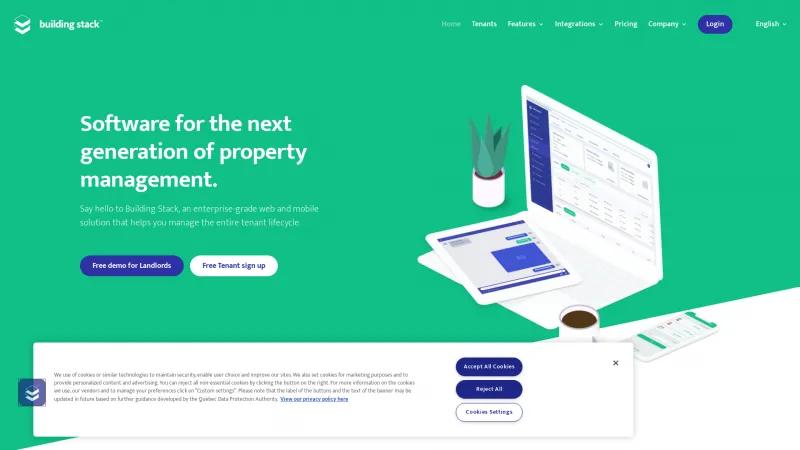 Homepage of Building Stack