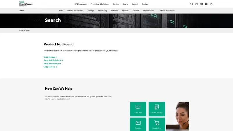 Homepage of HPE SimpliVity 2600