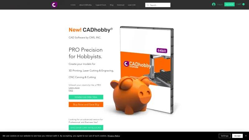 Homepage of CADhobby