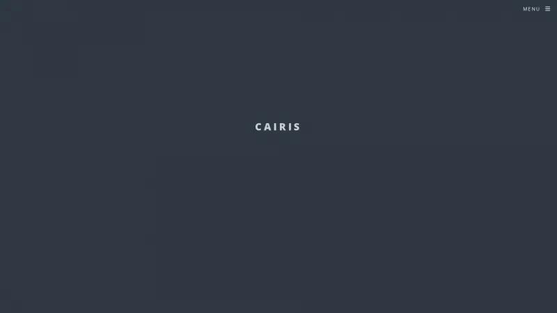 Homepage of CAIRIS