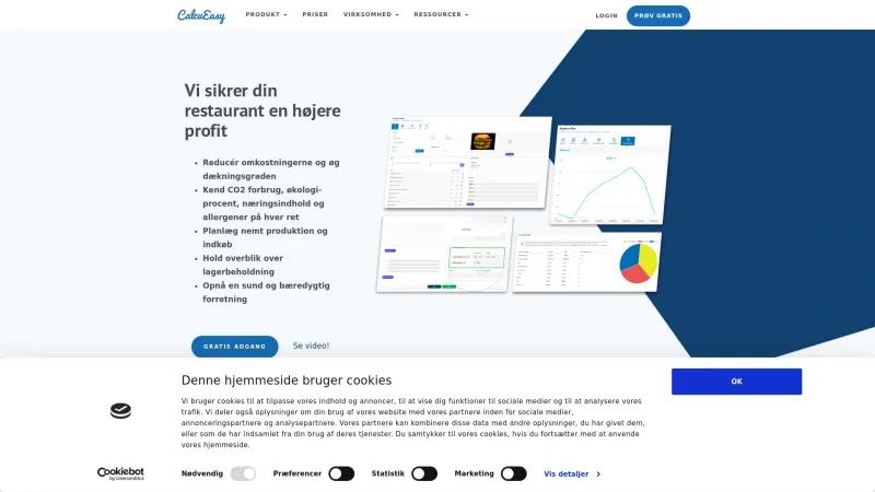 Homepage of CalcuEasy