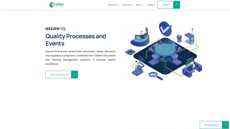 Homepage of Assure-IQ