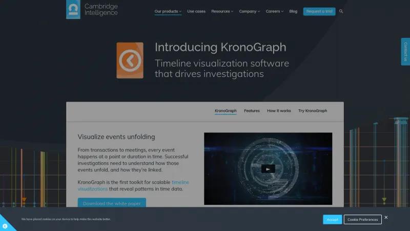 Homepage of KronoGraph