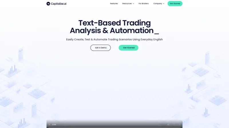 Homepage of Capitalise.ai