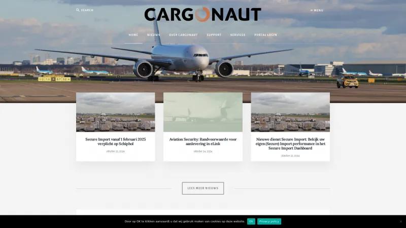 Homepage of Cargonaut