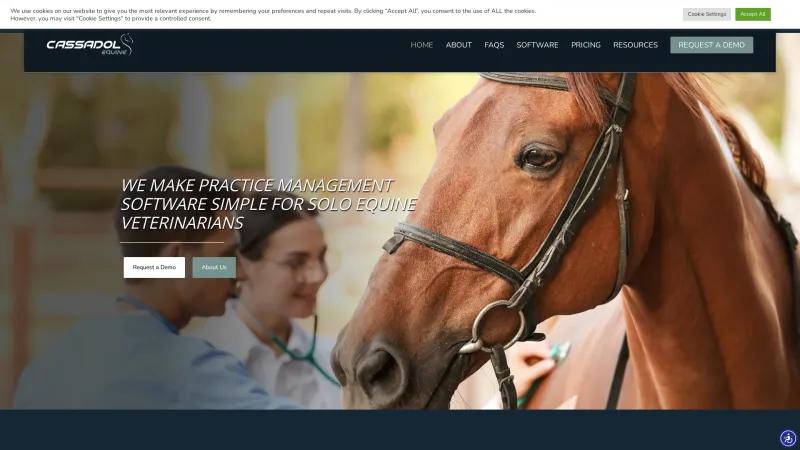 Homepage of Cassadol Equine