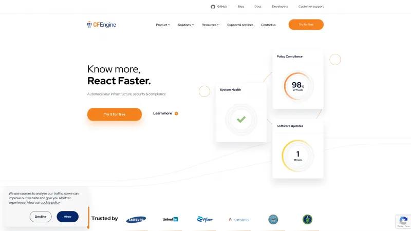 Homepage of CFEngine