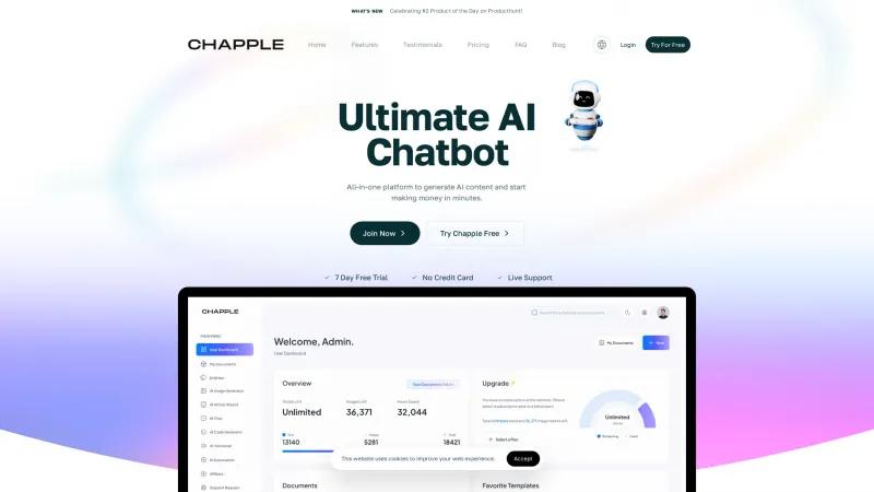 Homepage of Chapple