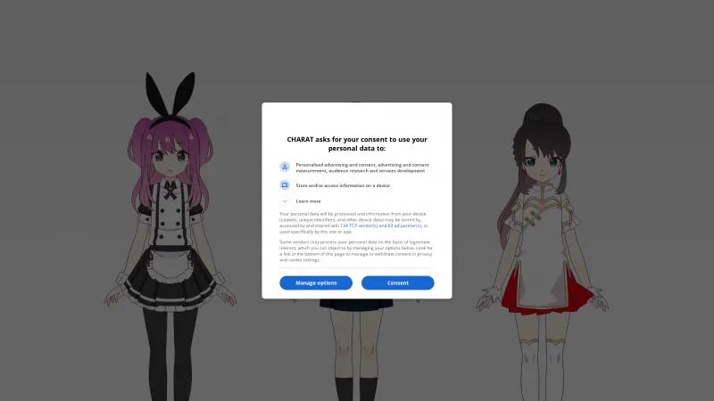 Homepage of CHARAT V