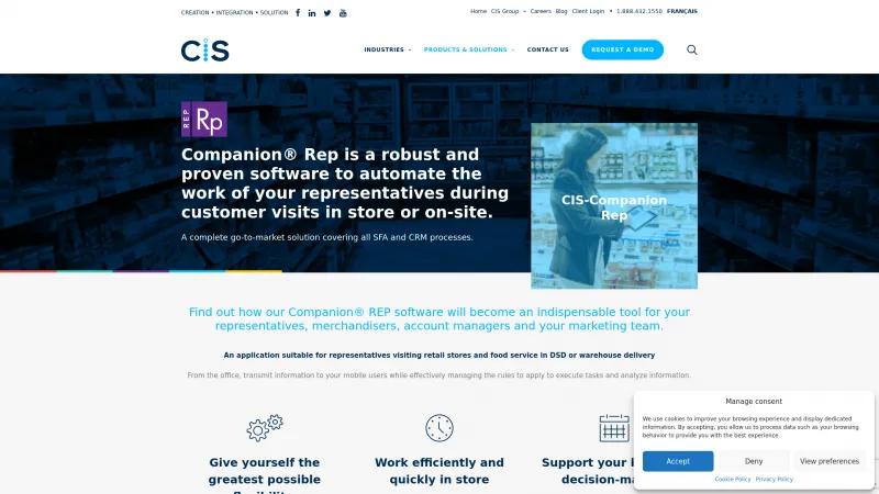 Homepage of CIS-Companion Rep