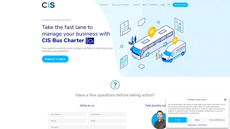 Homepage of CIS-Bus Charter