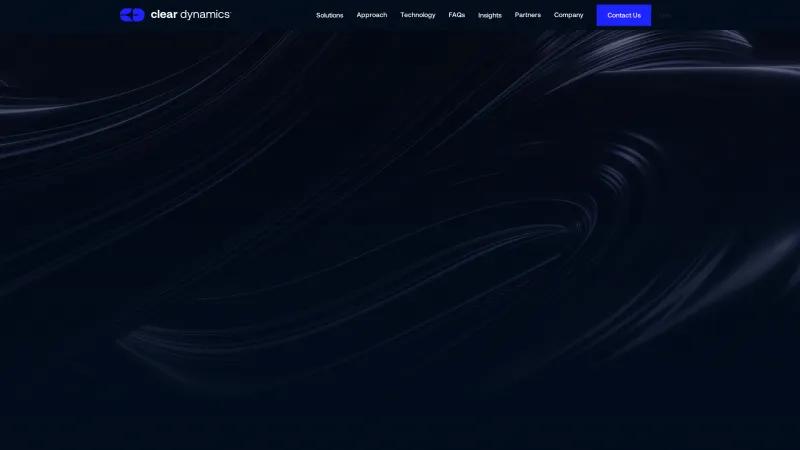 Homepage of Clear Dynamics aieos