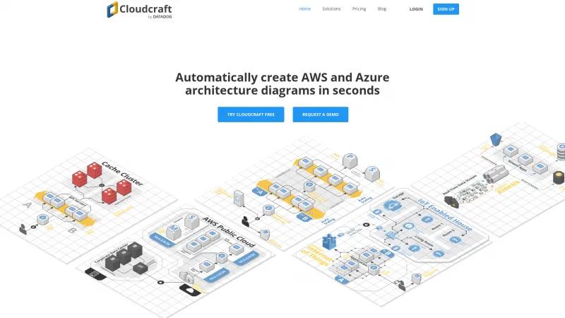 Homepage of Cloudcraft