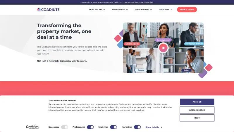 Homepage of Coadjute