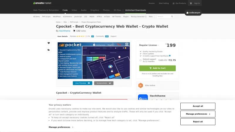 Homepage of CPocket