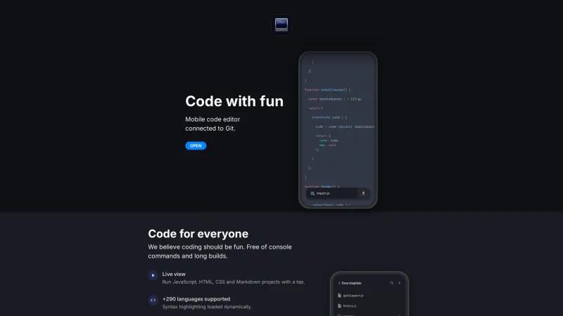 Homepage of Codeit