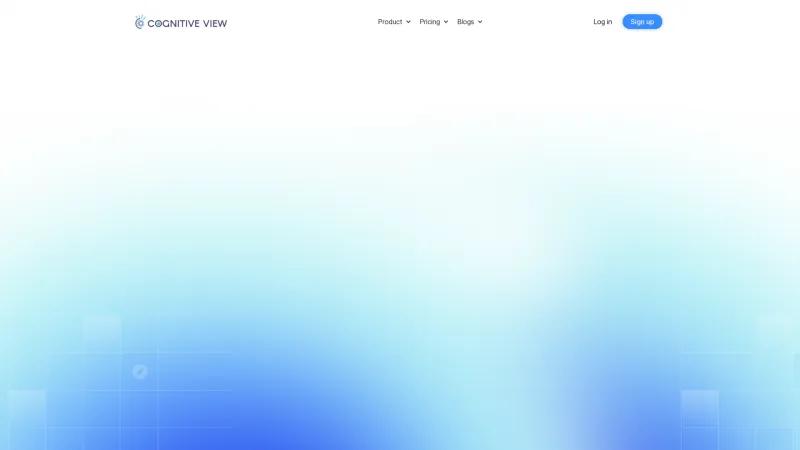 Homepage of Cognitive View