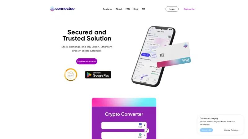 Homepage of Connectee