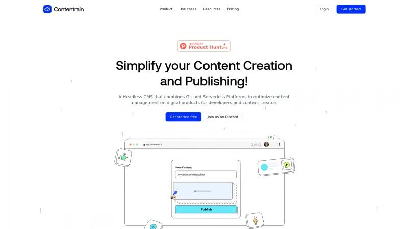 Homepage of Contentrain