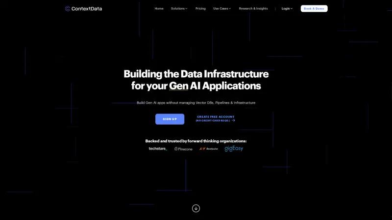 Homepage of Context Data